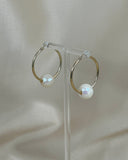 Floating Pearl Hoop