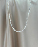 Keshi Rice Necklace - Off White